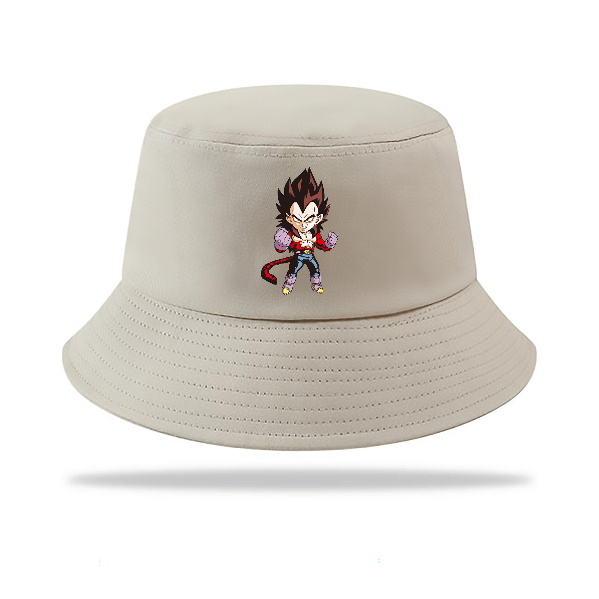 （画像用） ドラゴンボール ベジータ四世（Bejīta Yonsei）DRAGON BALL Vegeta IV アウトドア日除けバケットハット